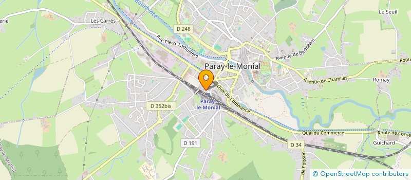 localisation de l'entreprise ADEUX  PARAY-LE-MONIAL