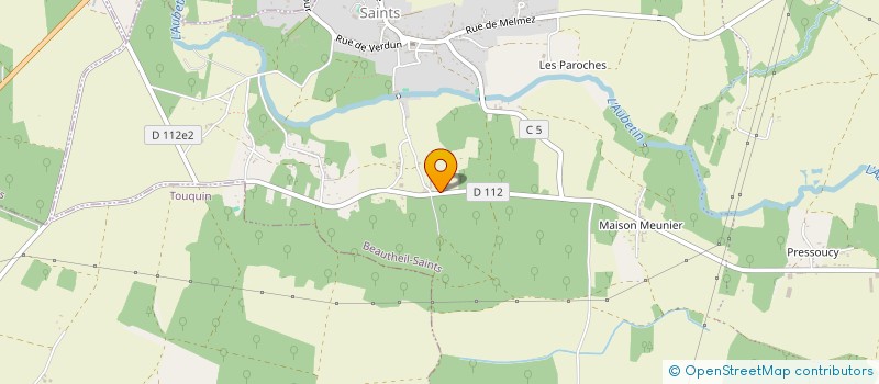 localisation de l'entreprise ADEUXL  BEAUTHEIL-SAINTS