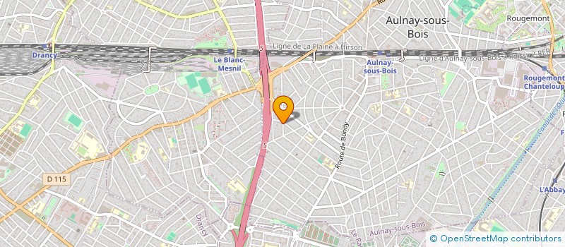 localisation de l'entreprise ADEV à AULNAY-SOUS-BOIS