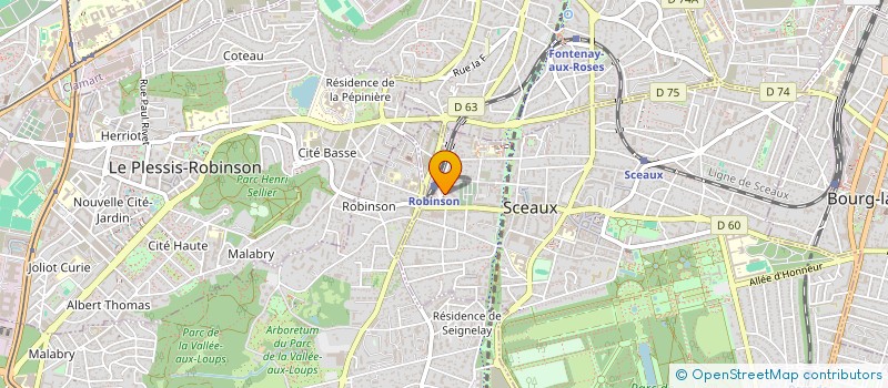 localisation de l'entreprise ADEVA à SCEAUX