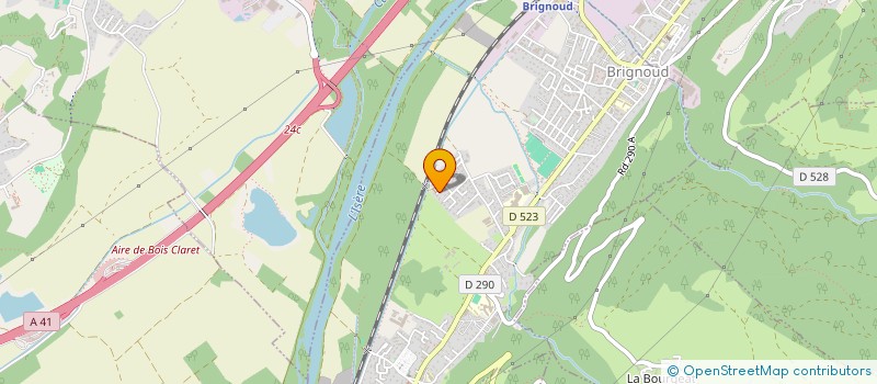 localisation de l'entreprise ADEVAM GRESIVAUDAN  VILLARD-BONNOT