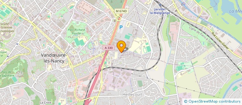 localisation de l'entreprise ADEVAYS  NANCY