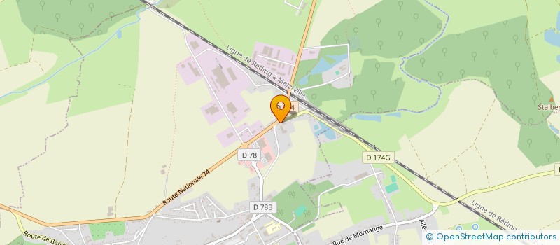 localisation de l'entreprise ADEVGPB  MORHANGE