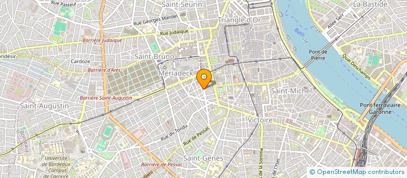 localisation de l'entreprise ADEVIE IMMO  BORDEAUX