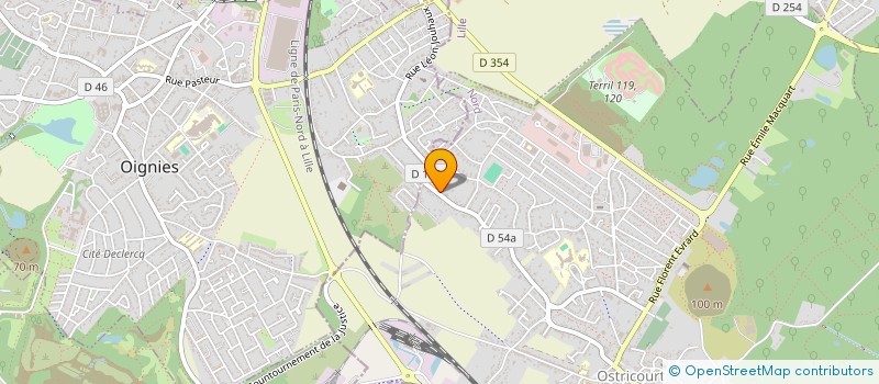 localisation de l'entreprise ADEVRO  OSTRICOURT