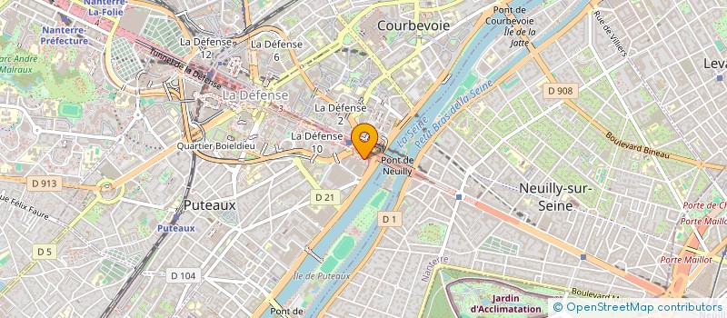 localisation de l'entreprise ADEX à PUTEAUX