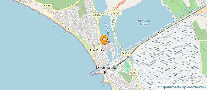 localisation de l'entreprise ADEX  LE GRAU-DU-ROI