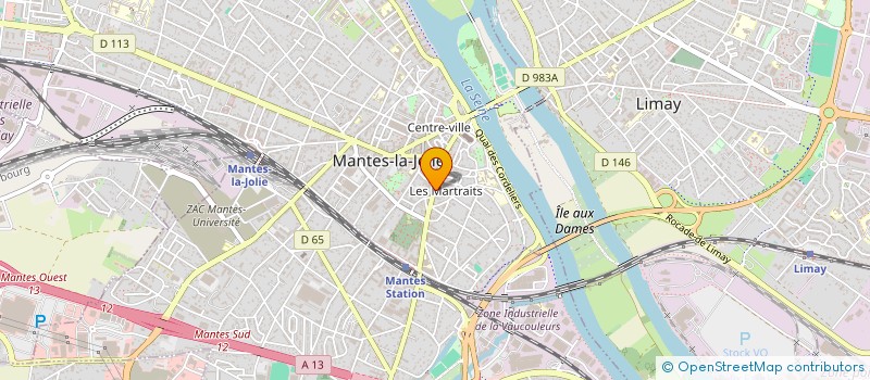 localisation de l'entreprise ADEX DEVELOPPEMENT à MANTES-LA-JOLIE