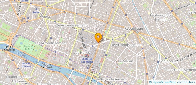 localisation de l'entreprise ADEX REGIE  PARIS