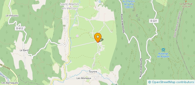 localisation de l'entreprise ADEXPERIS  SAINT-MARTIN-EN-VERCORS