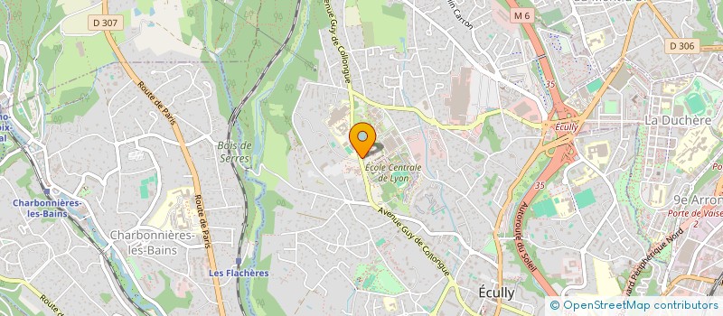 localisation de l'entreprise ADEXTER à ECULLY