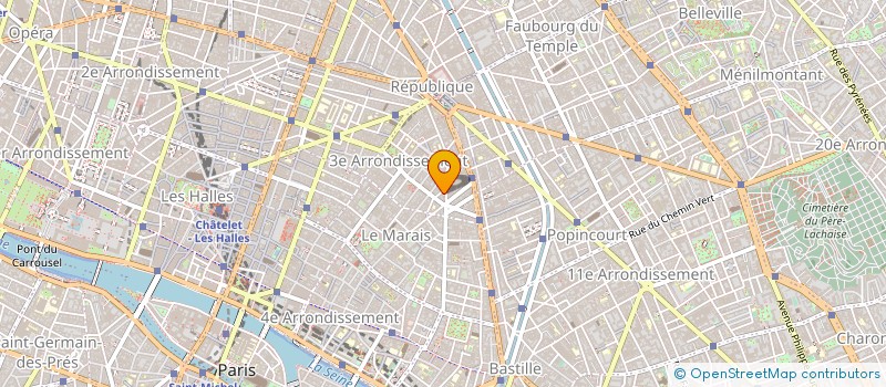 localisation de l'entreprise ADEXTRA SERVICES IMMOBILIERS  PARIS