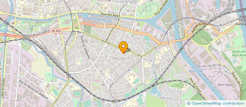 localisation de l'entreprise ADEXUS DEVELOPPEMENT à STRASBOURG