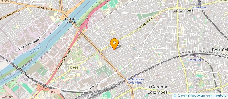 localisation de l'entreprise ADEYAR RENOVATION à COLOMBES