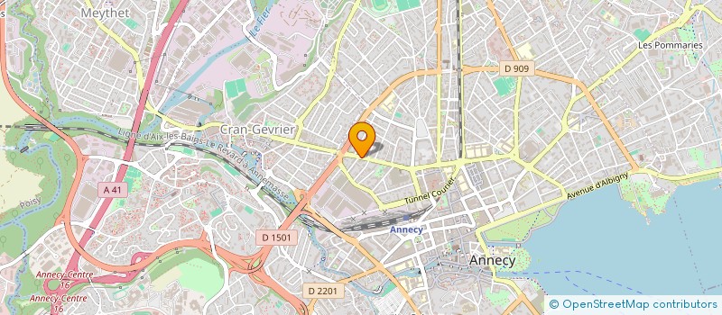localisation de l'entreprise ADEYS AUDIT ET CONSEIL à ANNECY