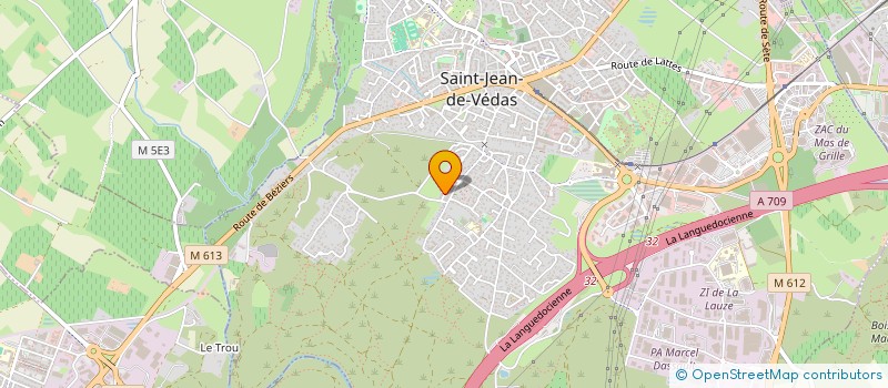 localisation de l'entreprise ADEZA à SAINT-JEAN-DE-VEDAS