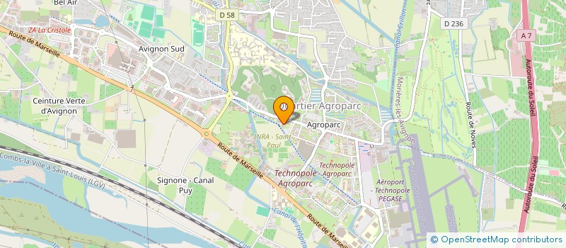 localisation de l'entreprise ADEZIO DBS à AVIGNON