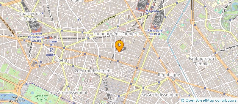 localisation de l'entreprise ADF  PARIS