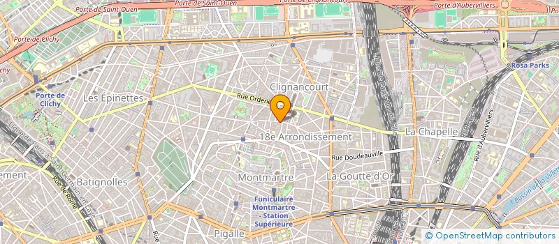 localisation de l'entreprise ADF à PARIS
