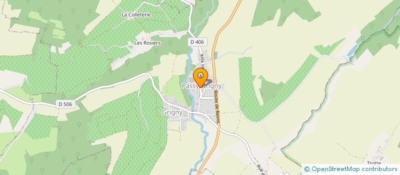 localisation de l'entreprise ADF  PASSY-GRIGNY