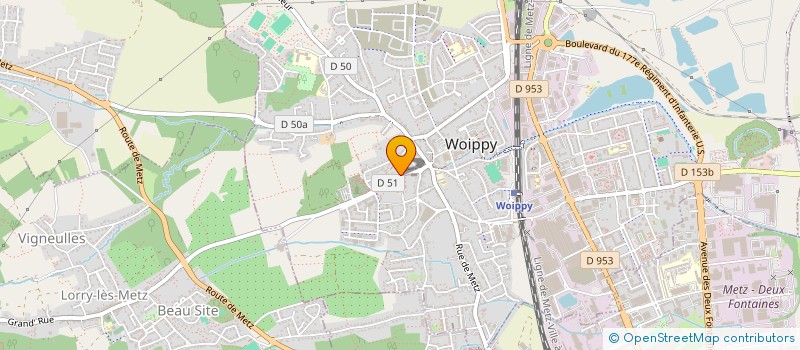 localisation de l'entreprise ADF à WOIPPY