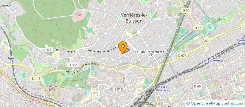 localisation de l'entreprise ADF-AUTOUR DU FROID à VERRIERES-LE-BUISSON