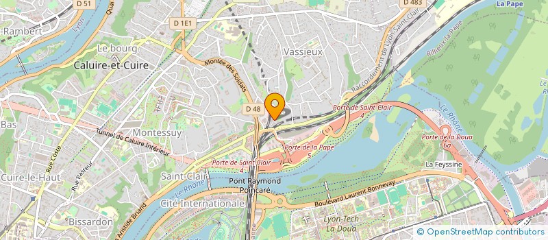 localisation de l'entreprise ADF CREATIONS à CALUIRE-ET-CUIRE