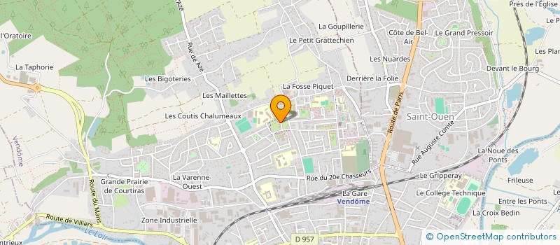 localisation de l'entreprise ADF ENERGY  VENDOME