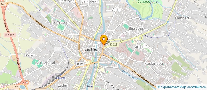 localisation de l'entreprise ADF GROUP à CASTRES