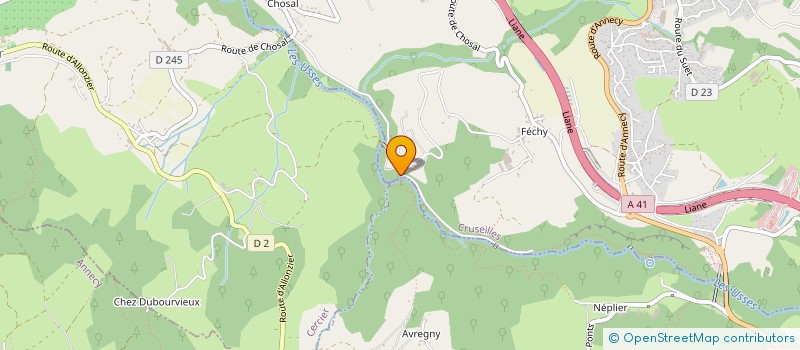 localisation de l'entreprise ADF HOLDING  CRUSEILLES