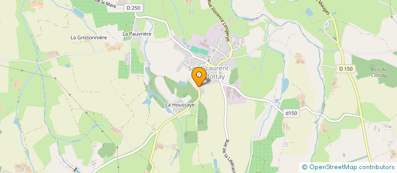 localisation de l'entreprise ADF IMMO  MAUGES-SUR-LOIRE