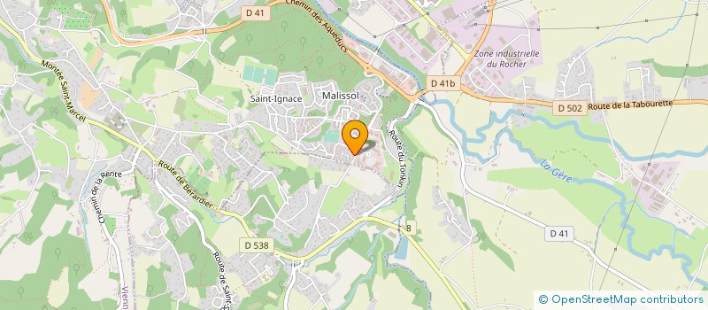 localisation de l'entreprise ADF ISOLATION à VIENNE