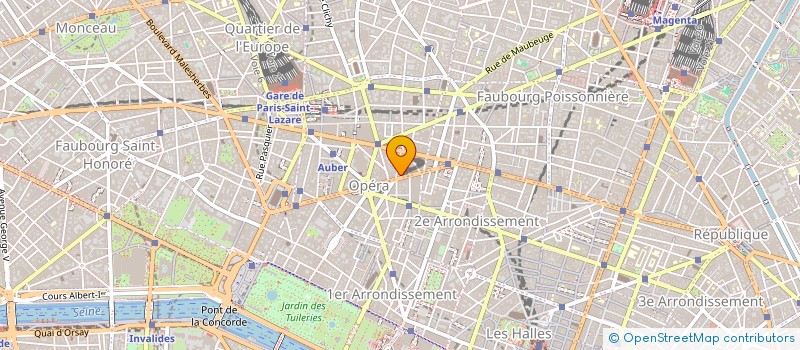 localisation de l'entreprise ADF MONTRES & BIJOUX  PARIS