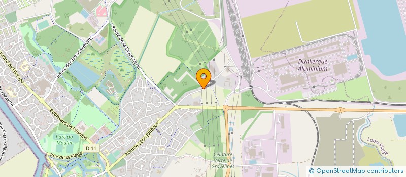 localisation de l'entreprise ADF NUCLEAIRE à GRAVELINES