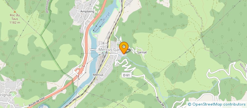 localisation de l'entreprise ADF PLOMBERIE à MERCUS-GARRABET