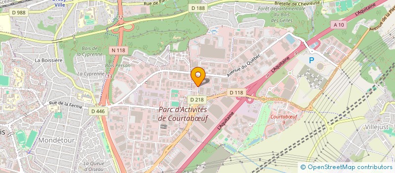 localisation de l'entreprise ADF SYSTEMES à VILLEBON-SUR-YVETTE