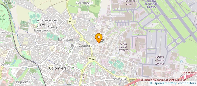 localisation de l'entreprise ADF TECHNOLOGIES à COLOMIERS