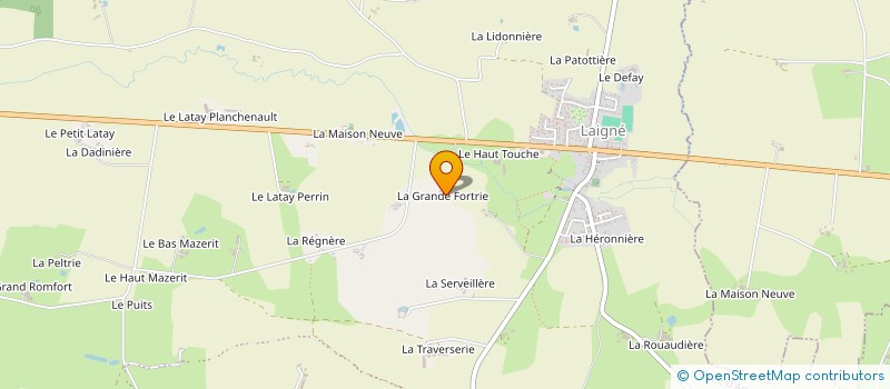 localisation de l'entreprise ADF TP à CHATEAU-GONTIER-SUR-MAYENNE