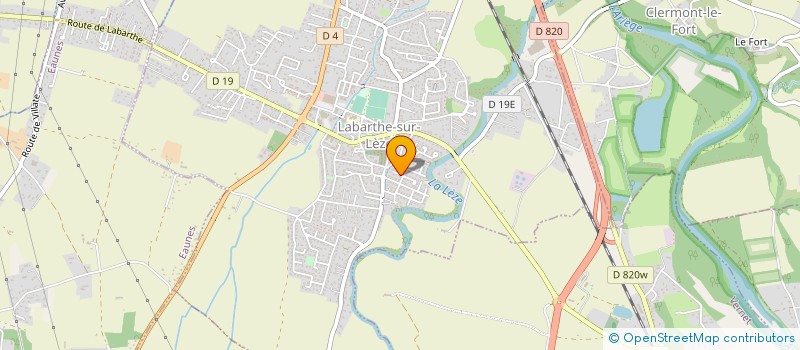 localisation de l'entreprise ADF31 à LABARTHE-SUR-LEZE