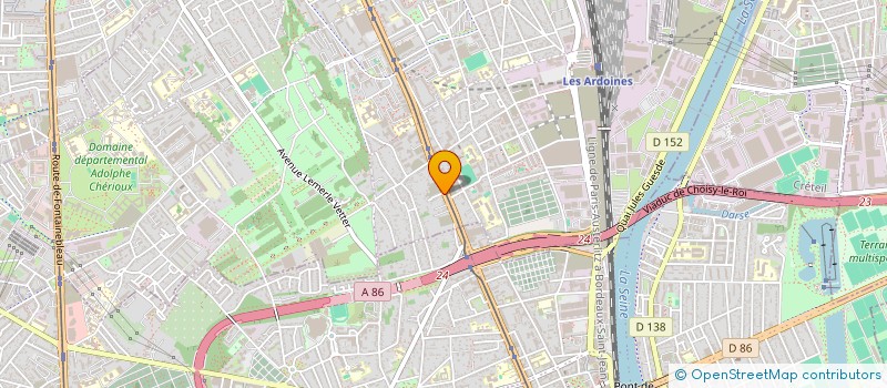 localisation de l'entreprise ADFA à VITRY-SUR-SEINE