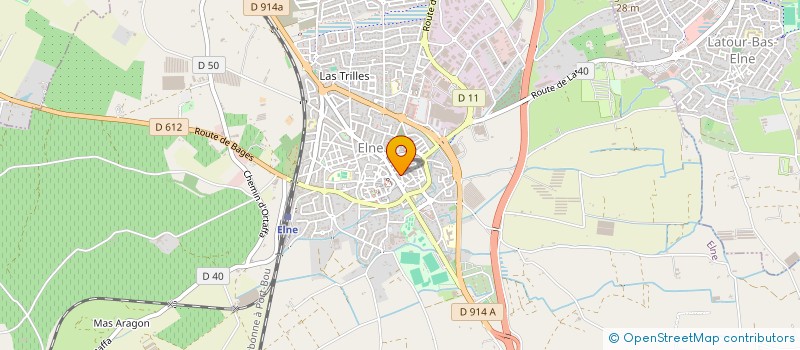 localisation de l'entreprise ADFF THANATOPRAXIE  ELNE