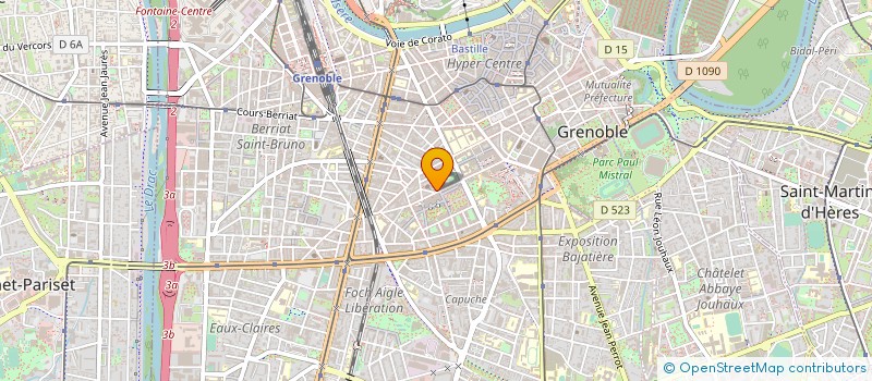 localisation de l'entreprise ADFI GRENOBLE ASS POUR DEFEN FAMIL INDIV  GRENOBLE