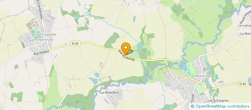 localisation de l'entreprise ADFINIS  LA CHAPELLE-HERMIER