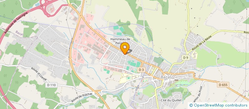 localisation de l'entreprise ADFIS CONSEIL  BERNOS-BEAULAC