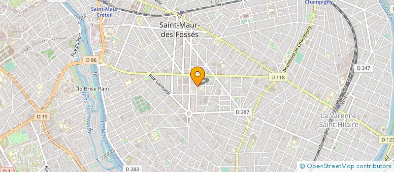localisation de l'entreprise ADFIT à SAINT-MAUR-DES-FOSSES