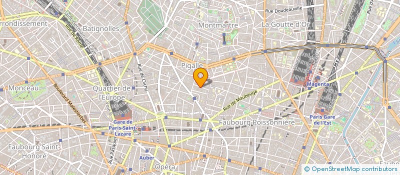 localisation de l'entreprise ADFM  PARIS