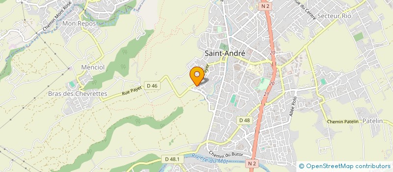 localisation de l'entreprise ADFM à SAINT-ANDRE