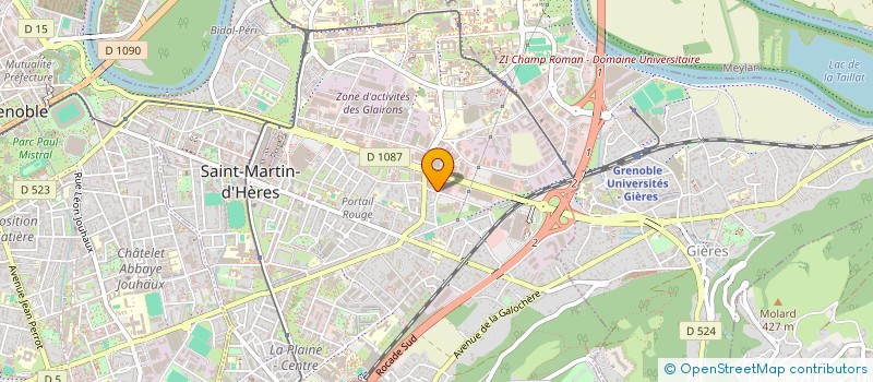 localisation de l'entreprise ADFOMA  SAINT-MARTIN-D'HERES