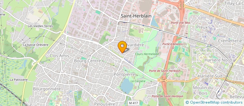 localisation de l'entreprise ADG  SAINT-HERBLAIN