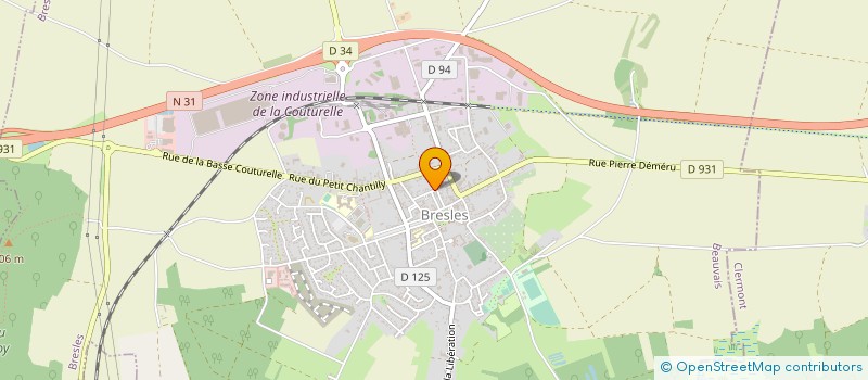 localisation de l'entreprise ADG à BRESLES